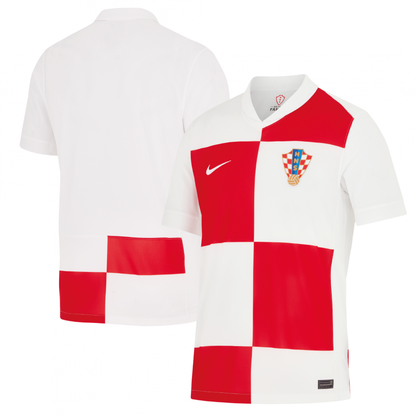 Croatia 2024 Home Shirt With Name and Number